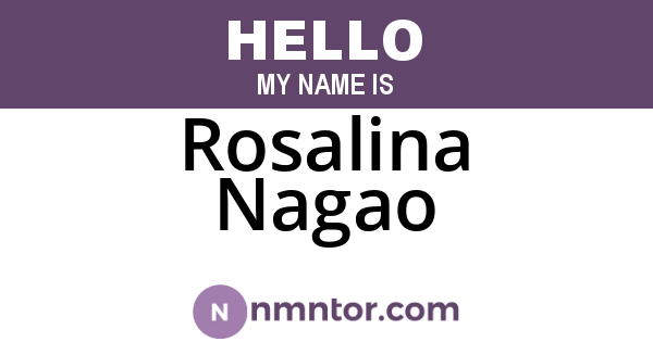 Rosalina Nagao