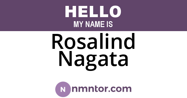 Rosalind Nagata