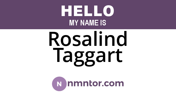 Rosalind Taggart