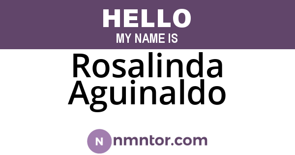 Rosalinda Aguinaldo