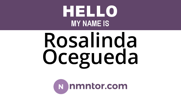Rosalinda Ocegueda