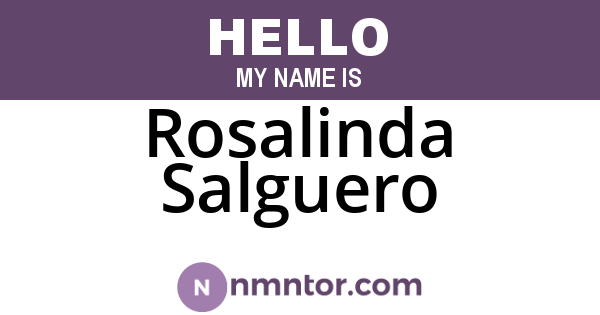 Rosalinda Salguero