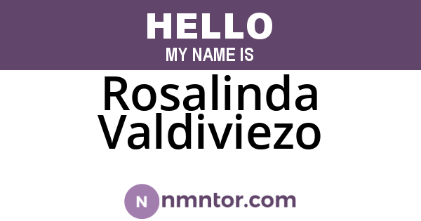 Rosalinda Valdiviezo