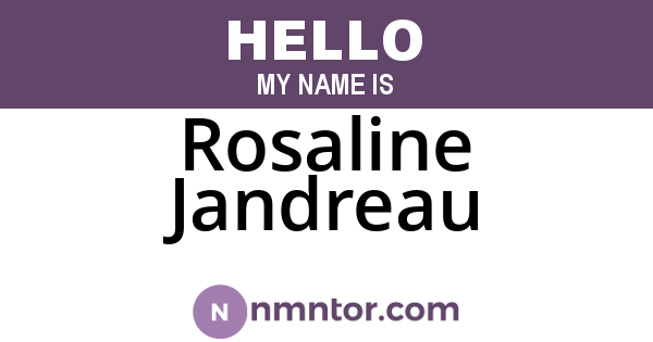 Rosaline Jandreau