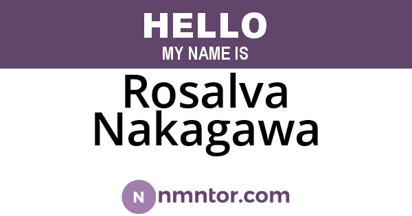 Rosalva Nakagawa