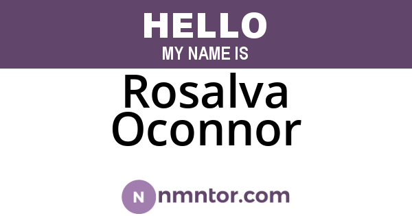 Rosalva Oconnor
