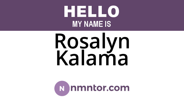 Rosalyn Kalama