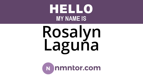 Rosalyn Laguna