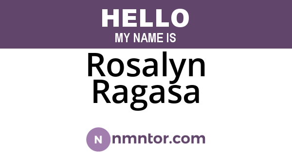 Rosalyn Ragasa