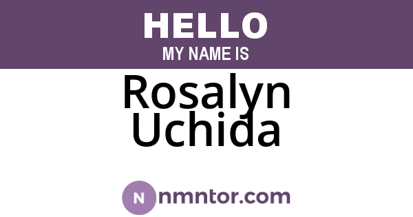 Rosalyn Uchida