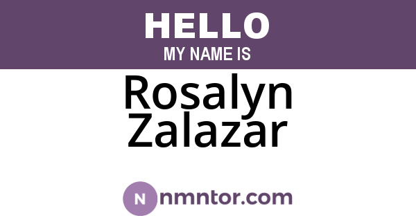Rosalyn Zalazar