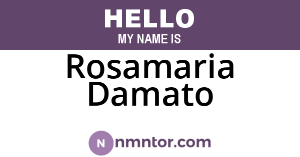 Rosamaria Damato