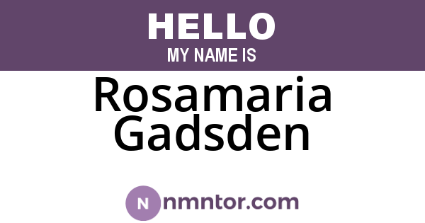 Rosamaria Gadsden