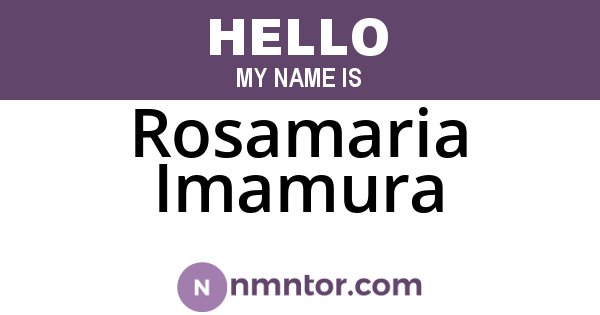 Rosamaria Imamura