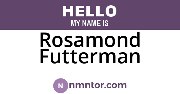 Rosamond Futterman