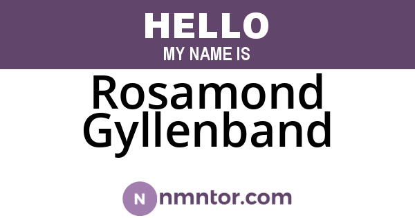 Rosamond Gyllenband