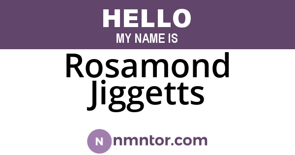 Rosamond Jiggetts