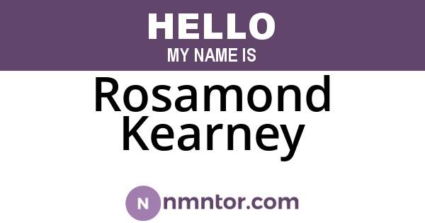 Rosamond Kearney