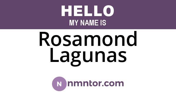 Rosamond Lagunas
