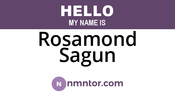 Rosamond Sagun