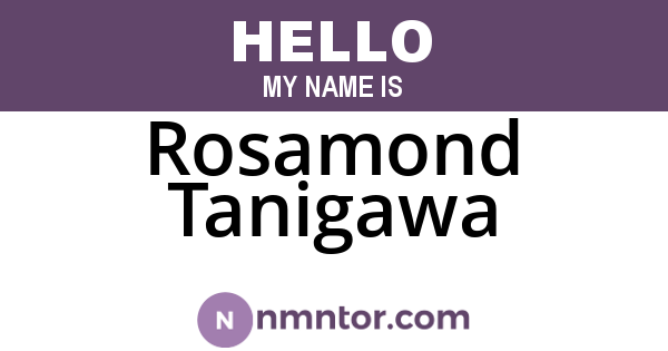 Rosamond Tanigawa