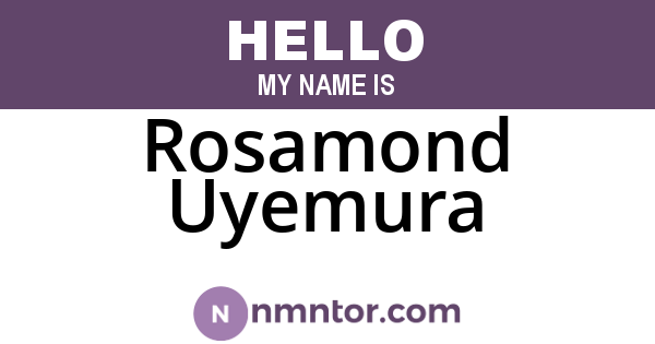 Rosamond Uyemura