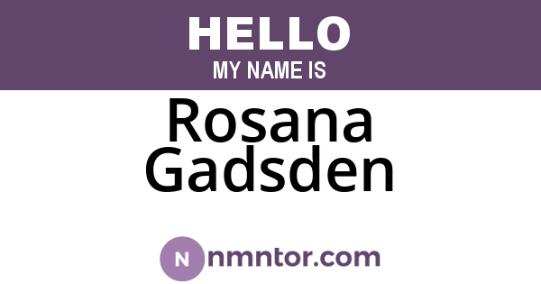Rosana Gadsden