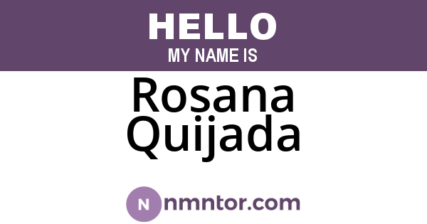 Rosana Quijada