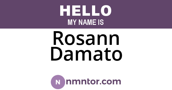 Rosann Damato