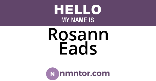 Rosann Eads