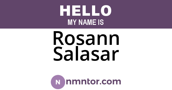 Rosann Salasar
