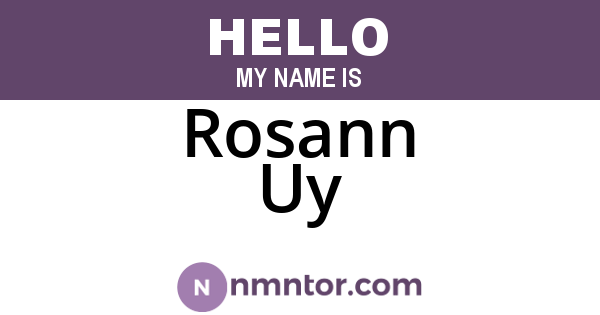 Rosann Uy