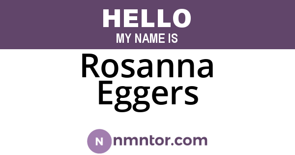 Rosanna Eggers