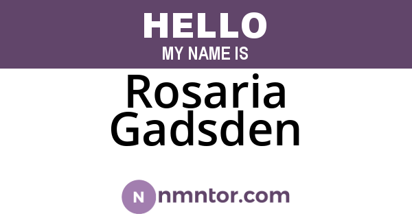 Rosaria Gadsden