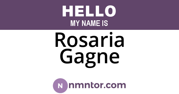 Rosaria Gagne