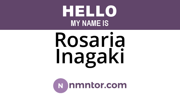 Rosaria Inagaki