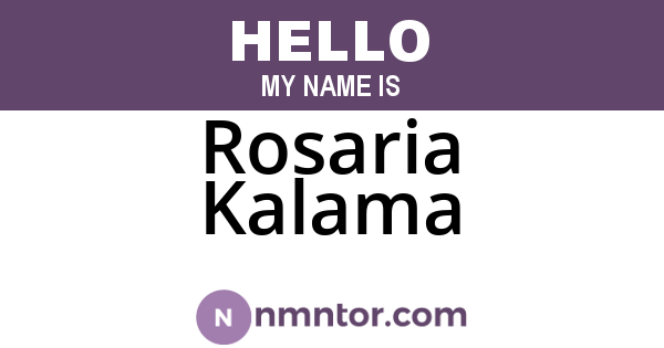 Rosaria Kalama