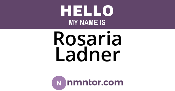 Rosaria Ladner