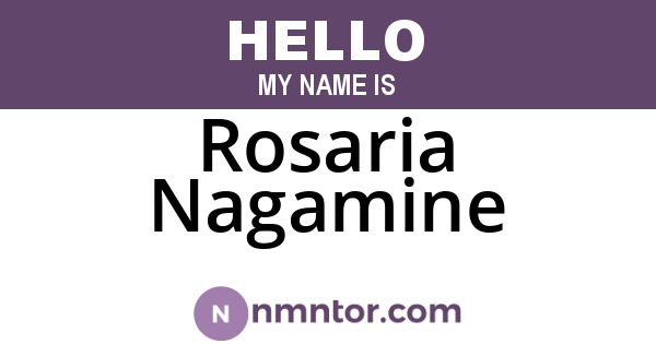 Rosaria Nagamine