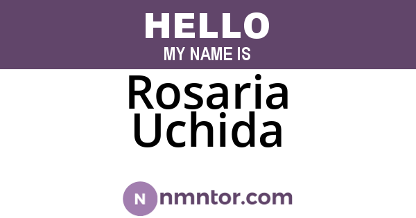Rosaria Uchida