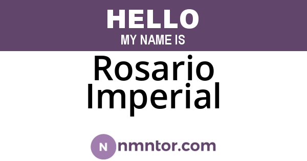 Rosario Imperial