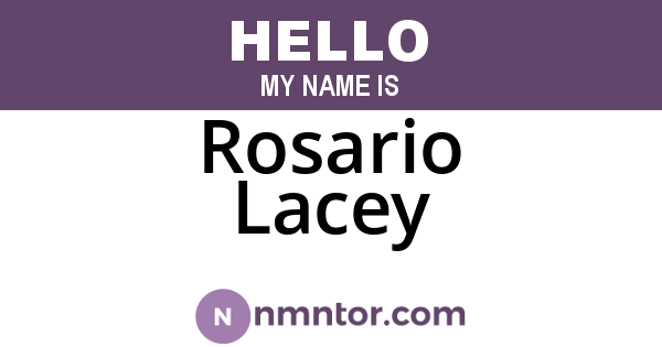 Rosario Lacey