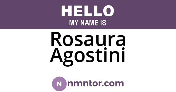 Rosaura Agostini