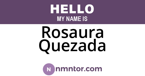 Rosaura Quezada
