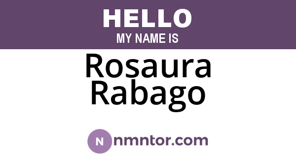 Rosaura Rabago