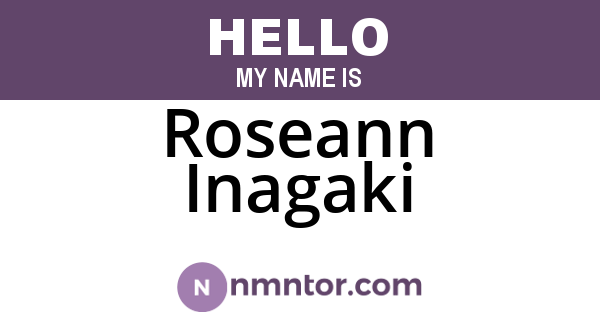 Roseann Inagaki
