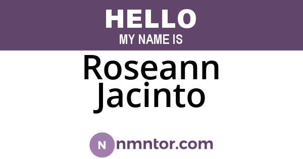 Roseann Jacinto