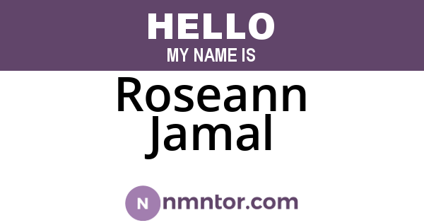 Roseann Jamal