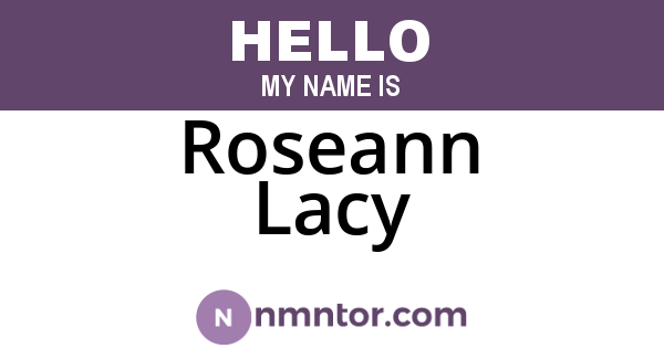 Roseann Lacy