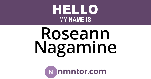 Roseann Nagamine